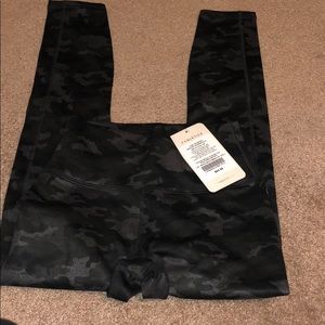 NWT fabletics camo High waisted printed powerhold